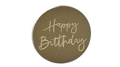 Happy birthday arany tábla