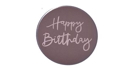 Happy birthday rose gold tábla