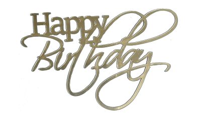 Happy birthday felirat - 12