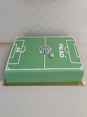 Focipálya torta