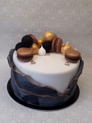 Decor torta macaronnal