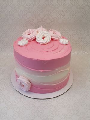 Egyszerű dekor torta
