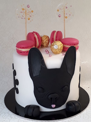 Francia bulldog torta
