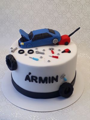 Autószerelő torta