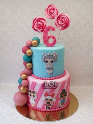 Kislány szülinapi torta