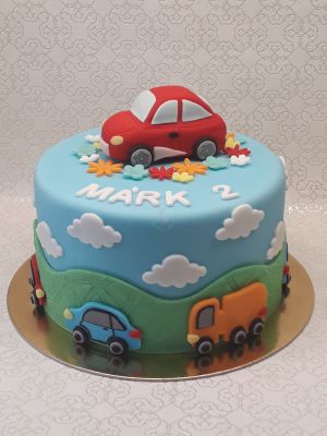 Kisautós torta gyerekeknek
