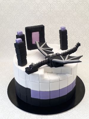 Mesehős sárkány torta