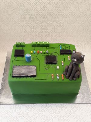 Vezérlőpanel torta