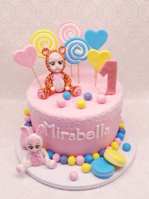 Szülinapi torta kislányoknak