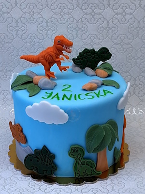 Dínó torta