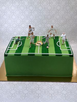 Focipálya torta