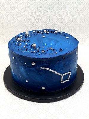 Éjszakai égbolt torta