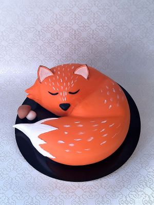 Róka kislány torta