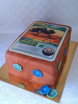 Társasjáték torta