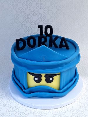 Ninja fej torta